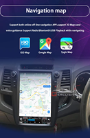 Voiture Android style Tesla de 12.1 pouces pour lecteur DVD avec écran tactile vertical GPS pour Toyota Fortuner Hilux Vigo 2012-2015