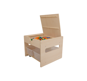 Table de construction en bois Montessori pour la maternelle, la garderie, les tout-petits, les enfants, les enfants, pour l'étude ou le <span class=keywords><strong>dessin</strong></span>, meubles - Product Image 3