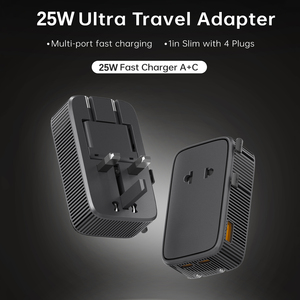 Quốc Tế Du Lịch <span class=keywords><strong>Adapter</strong></span> siêu mỏng <span class=keywords><strong>Nano</strong></span> cắm <span class=keywords><strong>adapter</strong></span> với <span class=keywords><strong>USB</strong></span> C 25 Wát unversal Power <span class=keywords><strong>Adapter</strong></span> cho du lịch yếu tố cần thiết - Product Image 4