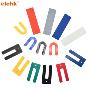 ElehkU字型プラスチックシム建材グレージングガラスHパッカーUシムホースシュー型プラスチックウィンドウパッカー