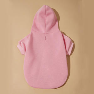 야외용 맞춤형 강아지 코트 강아지 의류 반려동물 옷 리드줄 구멍 포함 반려견 고양이 스웨트셔츠 반려견 후드티 - Product Image 1