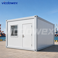 VICDOWEX Maison conteneur à ossature acier en kit pour bureau, entrepôt et logement de chantier