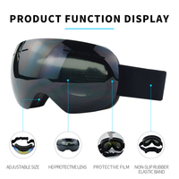 OEM Anlorr 7015 Lunettes de ski personnalisées Lunettes de neige cylindriques de haute qualité