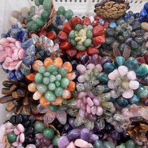 Hand Made Wholesale Various Materials Natural <b>Crystal</b> Flowers Amethyst for Healing <b>Crystal</b> Tumbled Flowers - Product Image 5