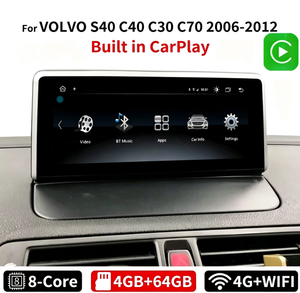 Krando ระบบนำทางในรถยนต์ขนาด8.8นิ้วสำหรับ C30 <span class=keywords><strong>C40</strong></span>รถวอลโว่ C70 2006-2012ระบบ Android ระบบมัลติมีเดียรถยนต์พร้อม <span class=keywords><strong>CarPlay</strong></span> ไร้สาย4G - Product Image 1
