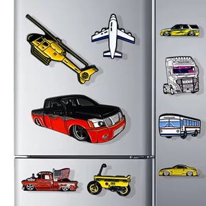 Aimant de réfrigérateur personnalisé en métal émaillé en alliage de zinc avec logo et design 3D de souvenir de ville - Product Image 5