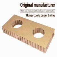 Papier kraft nid d'abeille, boîte cadeau écologique biodégradable, emballage commémoratif pour vin rouge, carton nid d'abeille