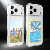 Étui de téléphone pour cartes gradées PSA BGS, compatible iPhone 18 Pro Max, avec espace pour photo de carte de 3 pouces, également compatible iPhone 18 Pro et 17 Pro