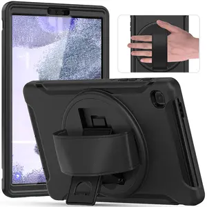 360 Roterende Stand Pc Tpu Hybrid Defender Case Voor Samsung Galaxy Tab A7 Lite 8.7 Inch Defender Shockproof Stand Tablet case