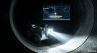 Robot d'inspection de canalisations DN150mm avec caméra double objectif 4K, contrôle à distance, câble de 600M, étanche IP68, application SDK