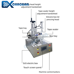 Ruban d'étanchéité sans couture pour biscuits cuits au four en plastique Coxes Candy Iron Cans Cap Sealing Machine - Product Image 5