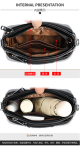 New High Quality Women Messenger Bags for Women Pu Leather Handbags Crossbody Bags Ladies Designer Shoulder Bags <b>Tote</b> Top-handle - Product Image 5