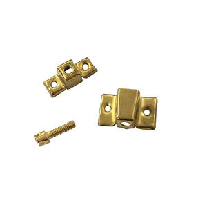 Connecteur de meuble 3-en-1 pour armoire, en acier laminé à froid, avec placage zinc et laiton, vis croisée et connecteur d'angle - Product Image 3