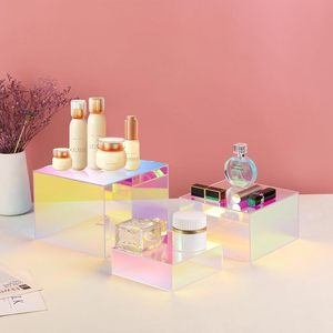 Boîte <span class=keywords><strong>de</strong></span> présentation en acrylique pré-assemblée, cube <span class=keywords><strong>de</strong></span> buffet portable moderne et coloré, personnalisable en usine, vente en gros pour les fêtes et les magasins <span class=keywords><strong>de</strong></span> détail - Product Image 6