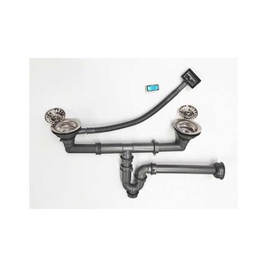 Tubo di scarico da 1.5 pollici <span class=keywords><strong>lavello</strong></span> da <span class=keywords><strong>cucina</strong></span> per <span class=keywords><strong>lavello</strong></span> a doppia ciotola <span class=keywords><strong>sifone</strong></span> bottiglia di plastica trappola Anti-odore trasparente - Product Image 4