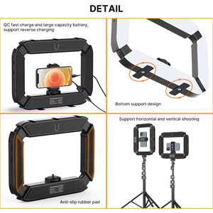Nuevo Ulanzi U200: Anillo de Luz LED para Smartphone, Cámara, YouTube y Transmisiones en Vivo con Soporte Frío para Micrófono y Trípode - Product Image 5