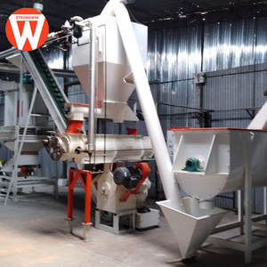 Conjunto completo de línea de producción para alimentación de aves de corral, ganado, pollo, pequeño - Product Image 1