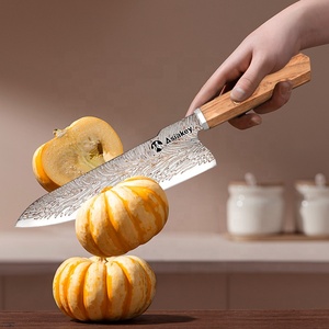 <span class=keywords><strong>Couteau</strong></span> couperet damassé fait main fabriqué au japon <span class=keywords><strong>1000</strong></span> <span class=keywords><strong>couches</strong></span> Vg10 couteaux de cuisine faits à la main en acier <span class=keywords><strong>damas</strong></span> - Product Image 3
