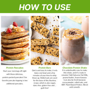 Organik bitki bazlı Protein tozu 16g Protein 24% DV Vegan düşük Net karbonhidrat glutensiz süt içermeyen şeker eklenmedi - Product Image 5