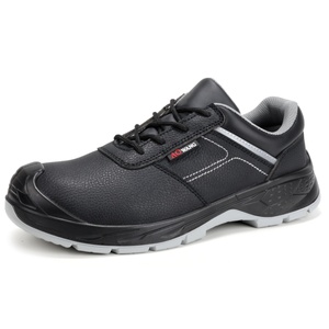 JIANKUN Chaussures de sécurité avec <span class=keywords><strong>cuir</strong></span> de vache gaufré pour chaussures de sécurité anti-crevaison Constructeurs Entrepôt Chaussures de travail confortables pour hommes - Product Image 1