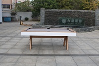 Nouvelle table de billard portable 3-en-1 multifonction 2024 de 6/7/8 pieds avec plateau de salle à manger en plastique