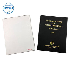 Ishihara para Test Book TPV-301 Instrumentos Ópticos Chineses para Exame Ocular e Oftalmologia Oftálmica - Product Image 4