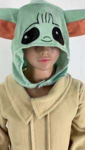 Mandalorian Baby <span class=keywords><strong>Yoda</strong></span> <span class=keywords><strong>disfraz</strong></span> de Halloween Unisex Alien Cosplay Set para adultos y niños espectáculo de escenario perfecto - Product Image 2