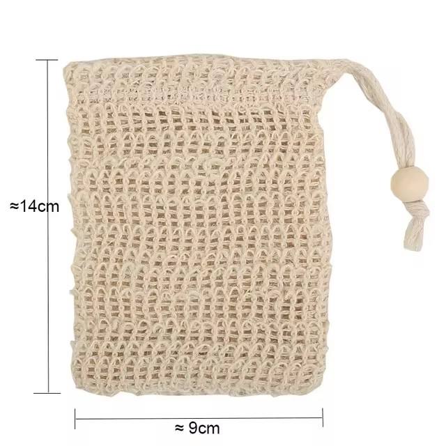 with white wooden bead