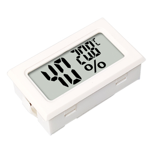 Tốt nhất bán Mini kỹ thuật số LCD hiển thị nhiệt kế hộ gia đình đo độ ẩm Tester cho Fish Tank trong nhà tủ lạnh tủ đông - Product Image 2