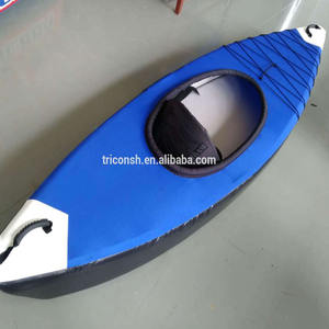 Kayak gonfiabile del tessuto del punto di goccia della canoa della luce pieghevole su ordinazione di nuovo disegno di alta qualità per il mare - Product Image 5
