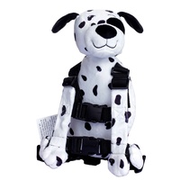Custom Cartoon Koeien Vorm Pluche Pop Pluche Dier Speelgoed Met Veiligheid Gesp En Tractie Riem Harnas Voor Baby Peuter Lopen