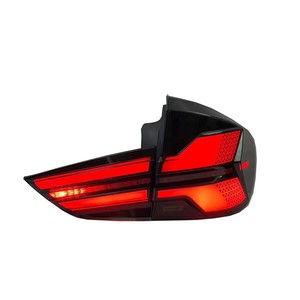 Fanali Posteriori per <span class=keywords><strong>BMW</strong></span> <span class=keywords><strong>X1</strong></span> E84 2012-2015, Stile G05 Aggiornato, Retrofit con Lente Nera e Rossa, Luci LED per Freni e Indicatori di Direzione - Product Image 3