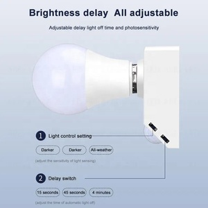 <span class=keywords><strong>E27</strong></span> PIR hồng ngoại cơ thể con người cảm biến chuyển động đèn chiếu sáng chủ có thể điều chỉnh Quy Nạp đèn bóng đèn chủ ổ cắm - Product Image 4