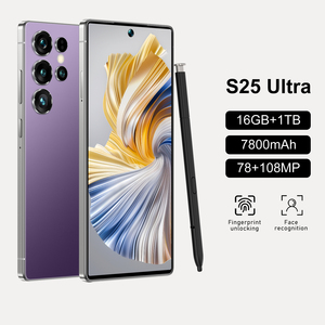 S25 Ultra Cdma 5G Smartphone 7.3 Inch Hd Scherm 16Gb + 1Tb Geheugen 8000Mah Batterij Mtk <span class=keywords><strong>Processor</strong></span> 108mp Camera Lte Connectiviteit Gezicht - Product Image 2