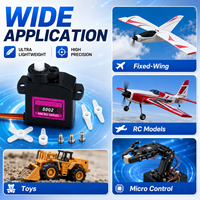 Micro-servo numérique 2g à engrenages métalliques pour véhicule intelligent, hélicoptère, bateau, voiture