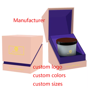 Tùy Chỉnh Kích Thước Nhỏ Thơm Nến Jar Hộp Quà Tặng Rỗng Sang Trọng Nến Bao Bì Bow Ribbon Hộp Cho Nến - Product Image 4