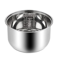 Accessoire pour cuve intérieure de cocotte-minute en acier inoxydable 304 épaissi, compatible universel, sans revêtement alimentaire, personnalisable