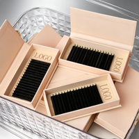Extensiones de Pestañas JBCCCDCCLMLC LD Velvet Jet Black, Suaves, Mate, Cachemira Coreana, Empaque Personalizado, Cc Lc Dd, Cruelty-Free, Veganas