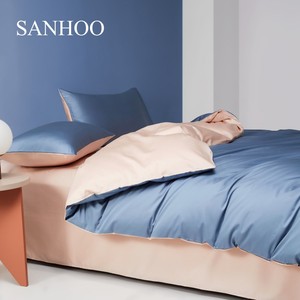 Sanhoo เตียงโรงแรมขนาดคิงไซส์ทำจากผ้าฝ้ายเย็บเป็นเส้นยาวมีในสต็อก - Product Image 4