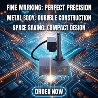 Machine de marquage laser à fibre portable avec autofocus Sino Galvo et prise en charge IA 30W-200W pour applications bijoux et métalliques