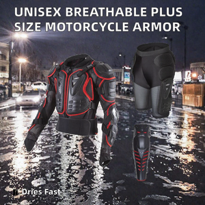 Veste de protection unisexe pour moto, ensemble de protection respirant pour la conduite, équipement de sécurité pour le cyclisme - Product Image 2