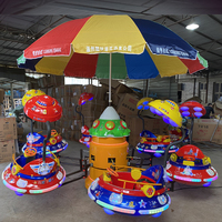 Manèges de parc d'attractions : Carrousel ; Faire du carrousel pour enfants