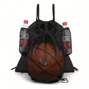 Customizable <b>Waterproof</b> Children's Basketball <b>Drawstring</b> <b>Bag</b> with Sports Training & Ball Compartment for Promotional Items - Product Image 1