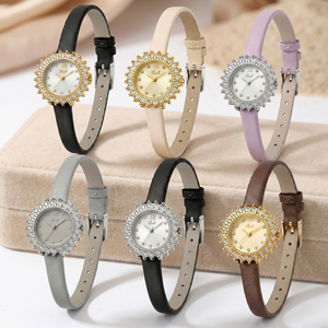 Reloj de Cuarzo para Mujer Sunflower con Diamantes Completos, Nuevo Diseño Simple - Product Image 3