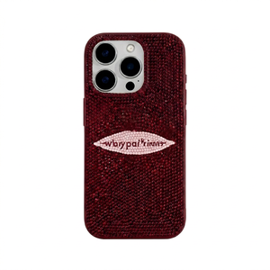 เคสโทรศัพท์ทรงสี่เหลี่ยมปักด้วยลูกปัดแก้วธีมนางฟ้าของ B H สำหรับผู้หญิง - Product Image 1