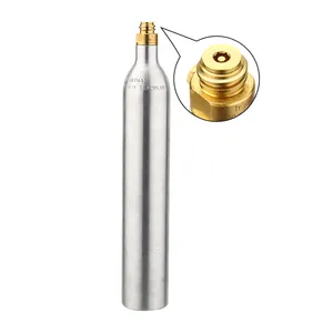 Cilindro de Gas de aluminio para bebidas, minicilindro de co2 de alta presión, 150bar, 0,6l, gran oferta, precio de fábrica