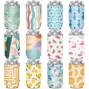 Funda Aislante de Neopreno para Latas de Verano, Soporte para Bebidas, Decoración para Fiestas en la Playa y Piscina - Product Image 1