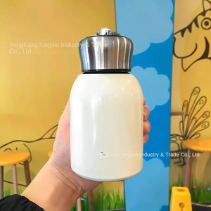 Ingrosso <span class=keywords><strong>Piccolo</strong></span> Grasso Doppia Tazza di Vuoto Personalizzato Stampato Anello Design Grande Pancia 320ml Studente carino portatile <span class=keywords><strong>Thermos</strong></span> per il campeggio - Product Image 1