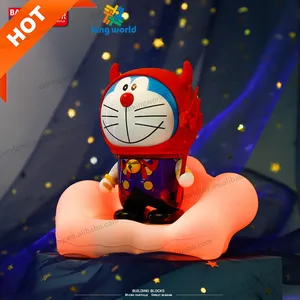 Nuovi arrivi genuini doraemon cartoni animati creativi anime campanellino gatto mattoni set assemblati giocattoli regali
