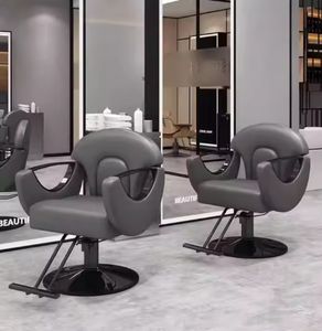 Belle chaise de <span class=keywords><strong>coiffure</strong></span> <span class=keywords><strong>en</strong></span> cuir avec base <span class=keywords><strong>en</strong></span> or Chaise de barbier professionnelle à vendre - Product Image 5